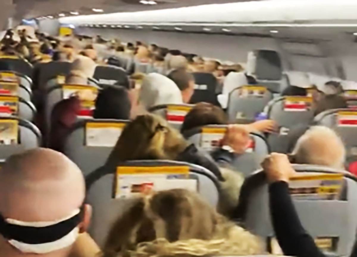  Snimak turbulencije u avionu 