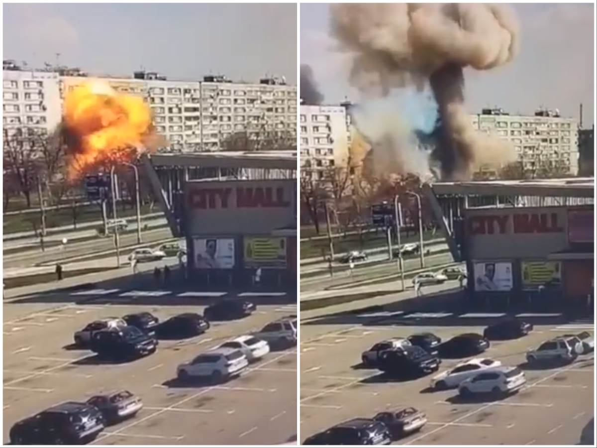  Snimak bombardovanja u Ukrajini 