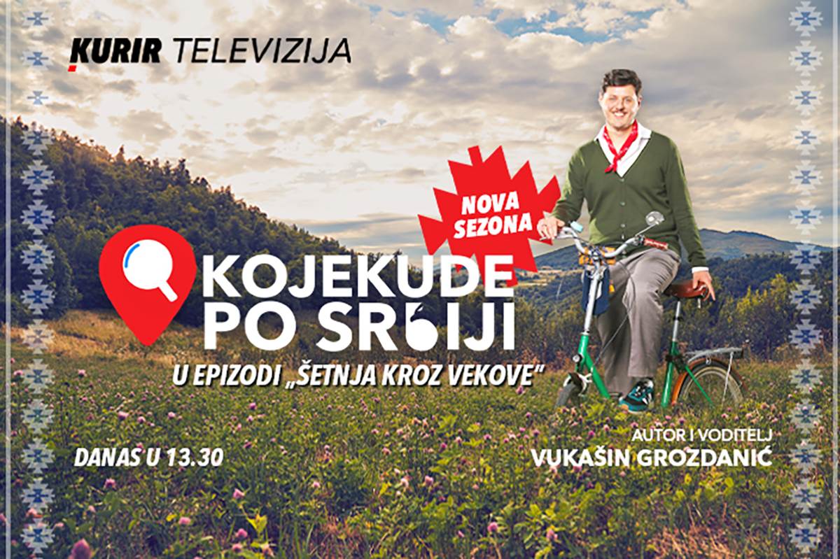 Počinje nova sezona emisije &#34;Kojekude po Srbiji&#34;! Ne propustite &#34;Šetnju kroz vekove&#34; sa Vukašinom danas u 13.30