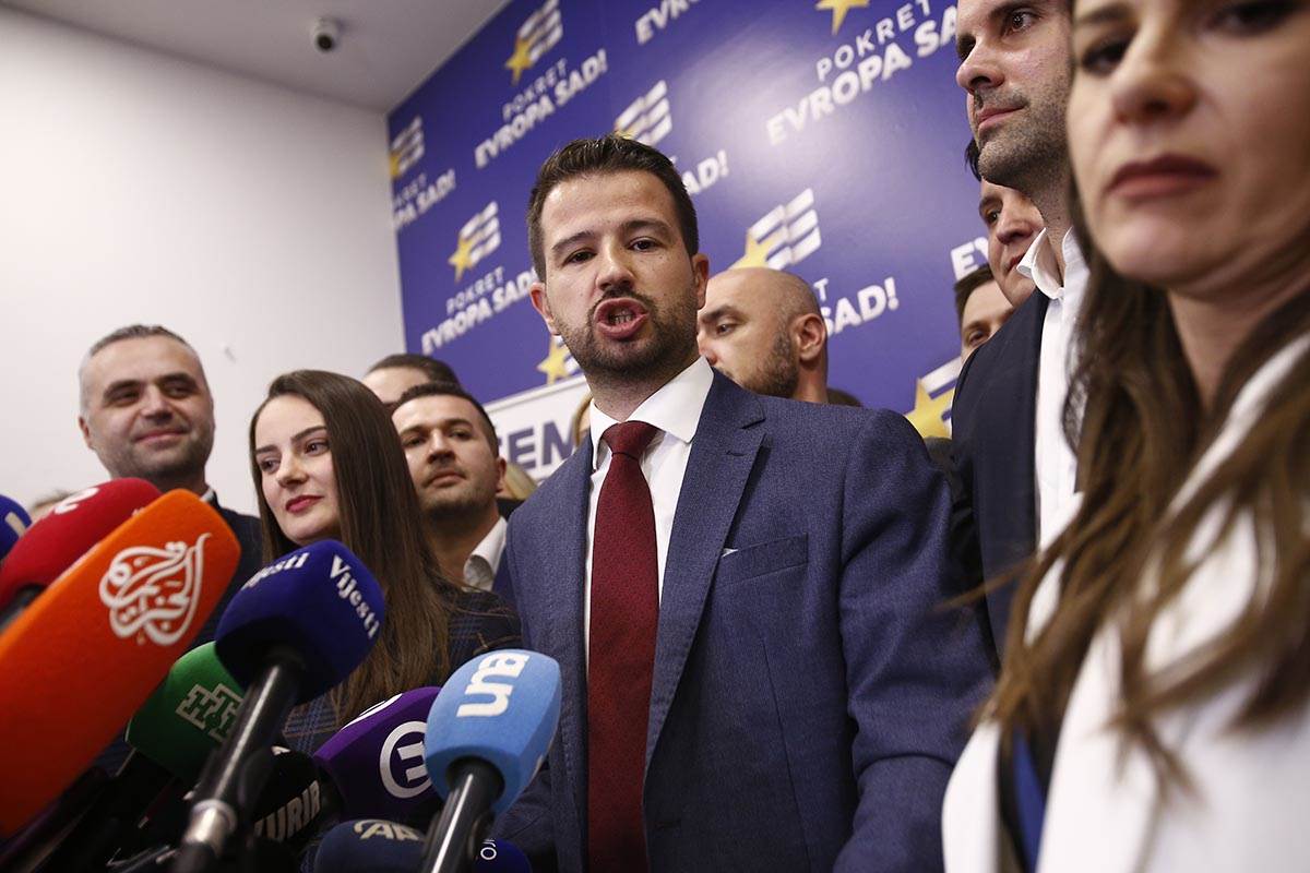 Obraćanje Jakova Milatovića nakon pobede na izborima 
