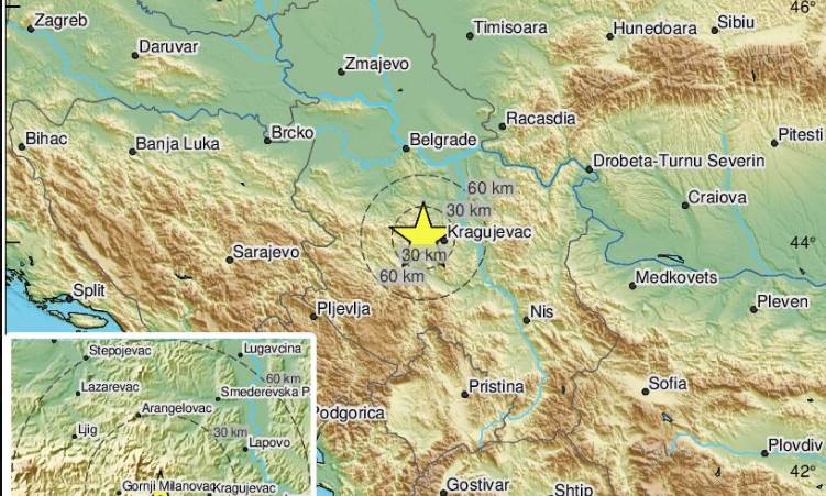  Zemljotres kod Kragujevca 
