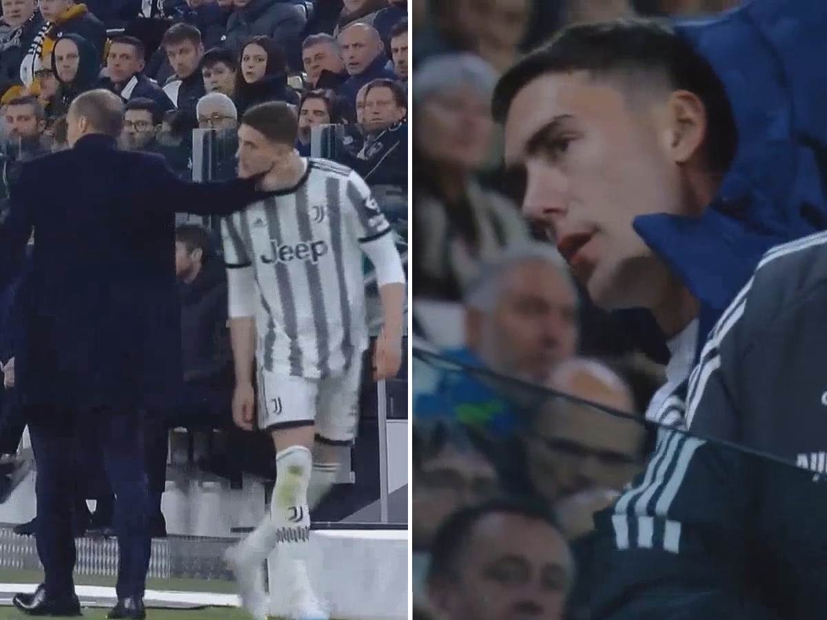 Dušan Vlahović ha lasciato con rabbia il match tra Juventus e Inter Sport