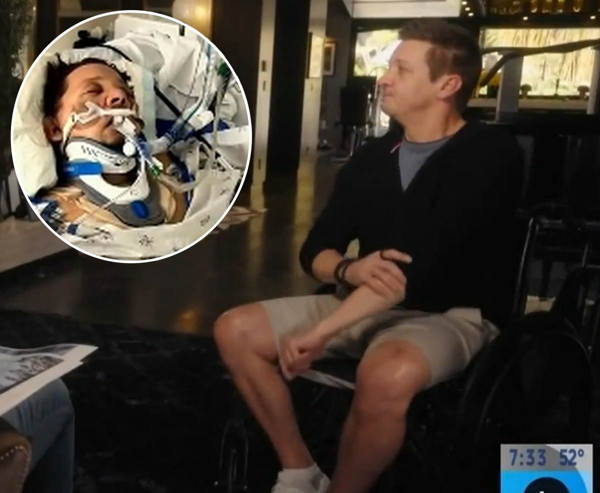  Džeremi Rener u invalidskim kolicima 