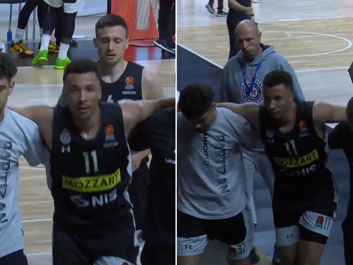 Dante Exum's injury in the fight at Real Partizan | Sports - Breaking ...