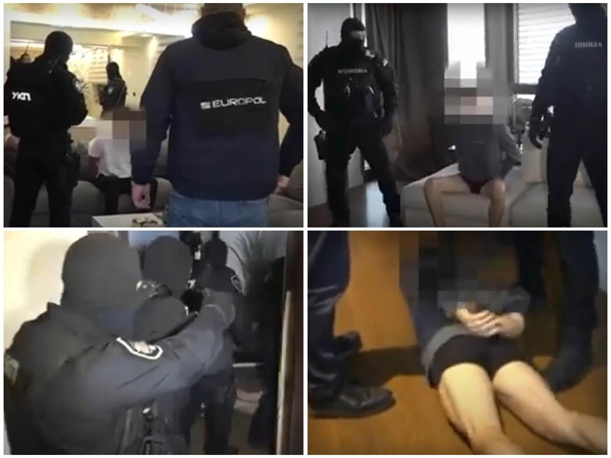  Snimak hapšenja pripadnika balkanskog kartela 