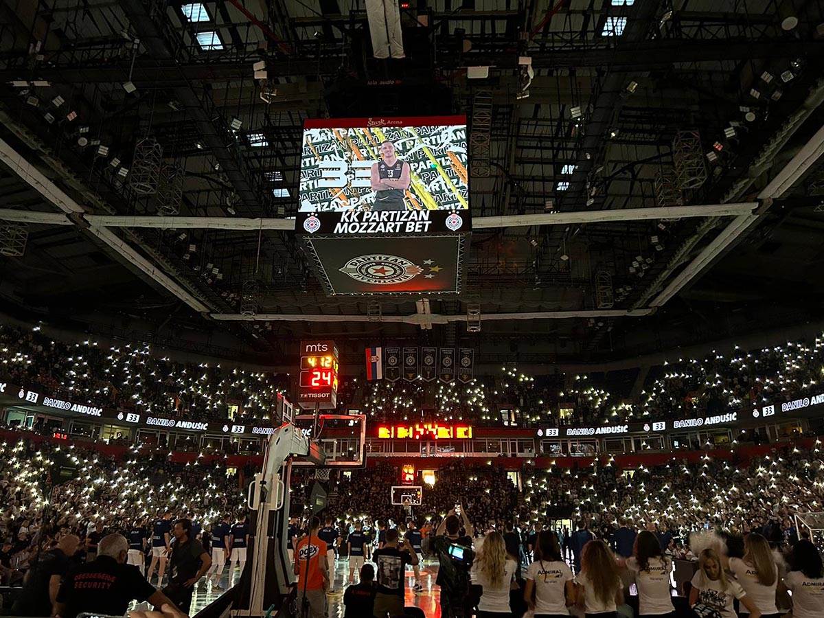  Partizan Studentski centar uživo prenos TV Arena sport majstorica treća utakmica 