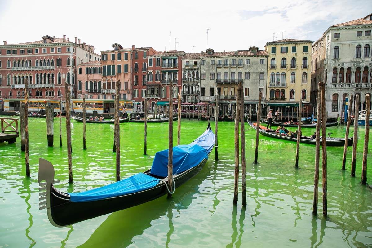  Zašto je voda u Velikom kanalu u Veneciji postala zelena 