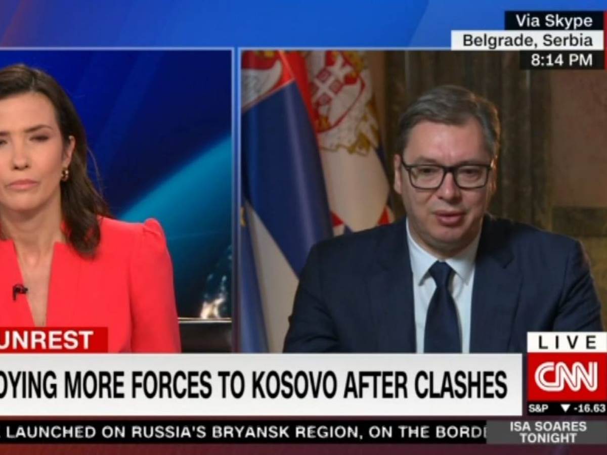 Aleksandar Vučić obraćanje CNN televizija 
