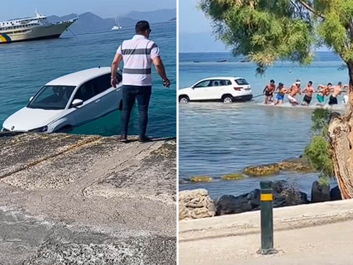  Automobil upao u more u Grčkoj 