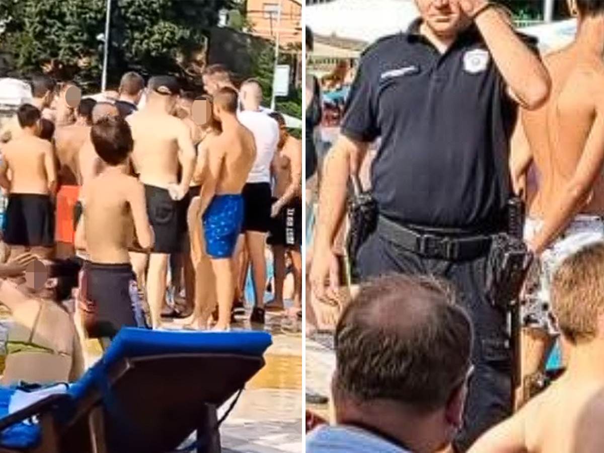  Tuča maloletnika na bazenu Olimp u Beogradu 