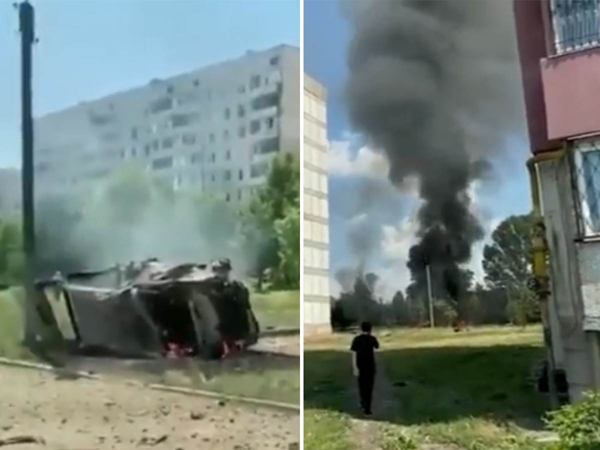  Ruska raketa pogodila parking stambene zgrade povređene 43 osobe 