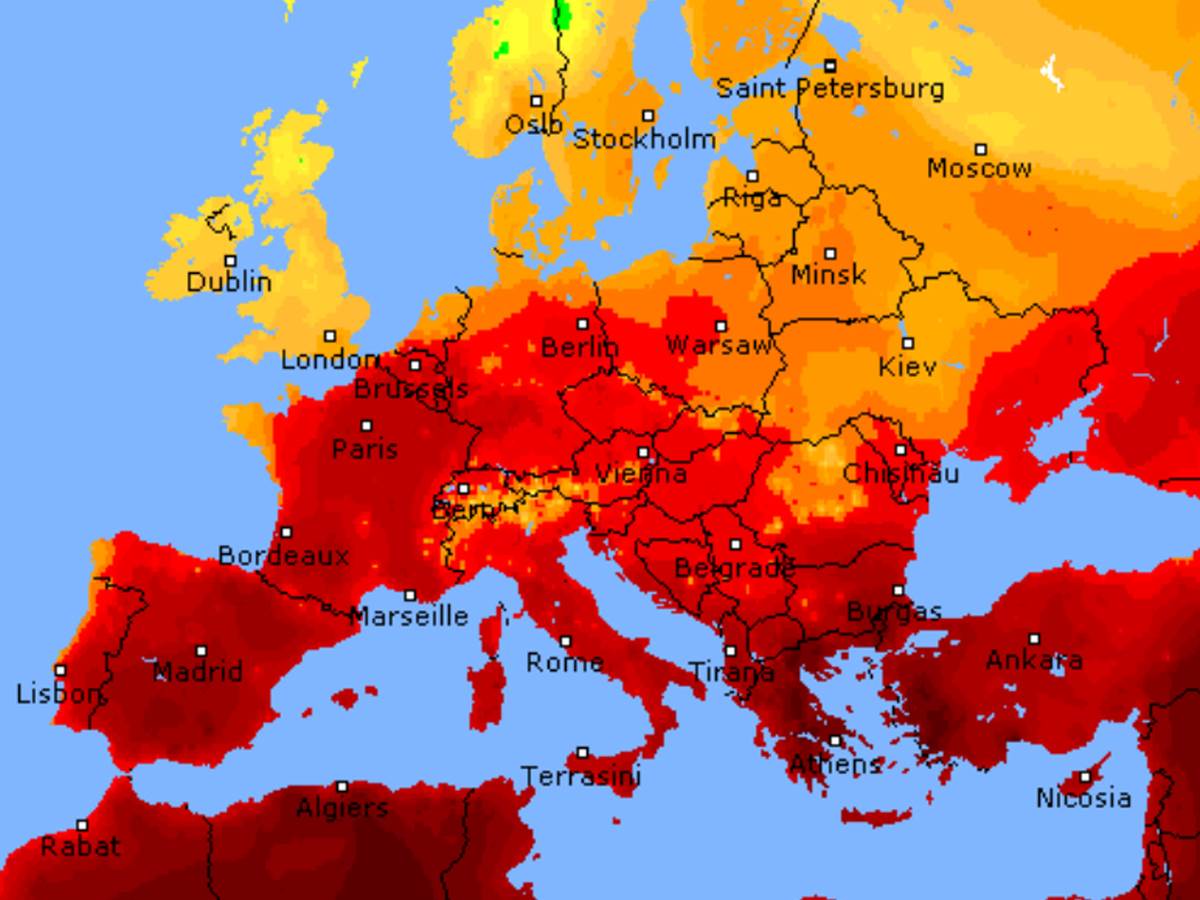  temperatura evropa 