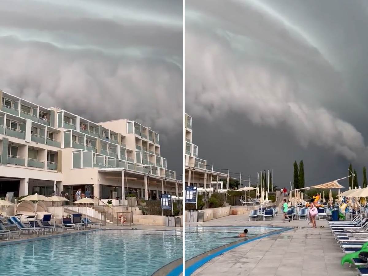  Snimci superćelijske oluje u Hrvatskoj 