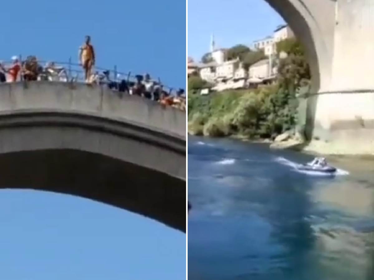  Skakao sa Starog mosta u Mostaru pa zamalo poginuo 