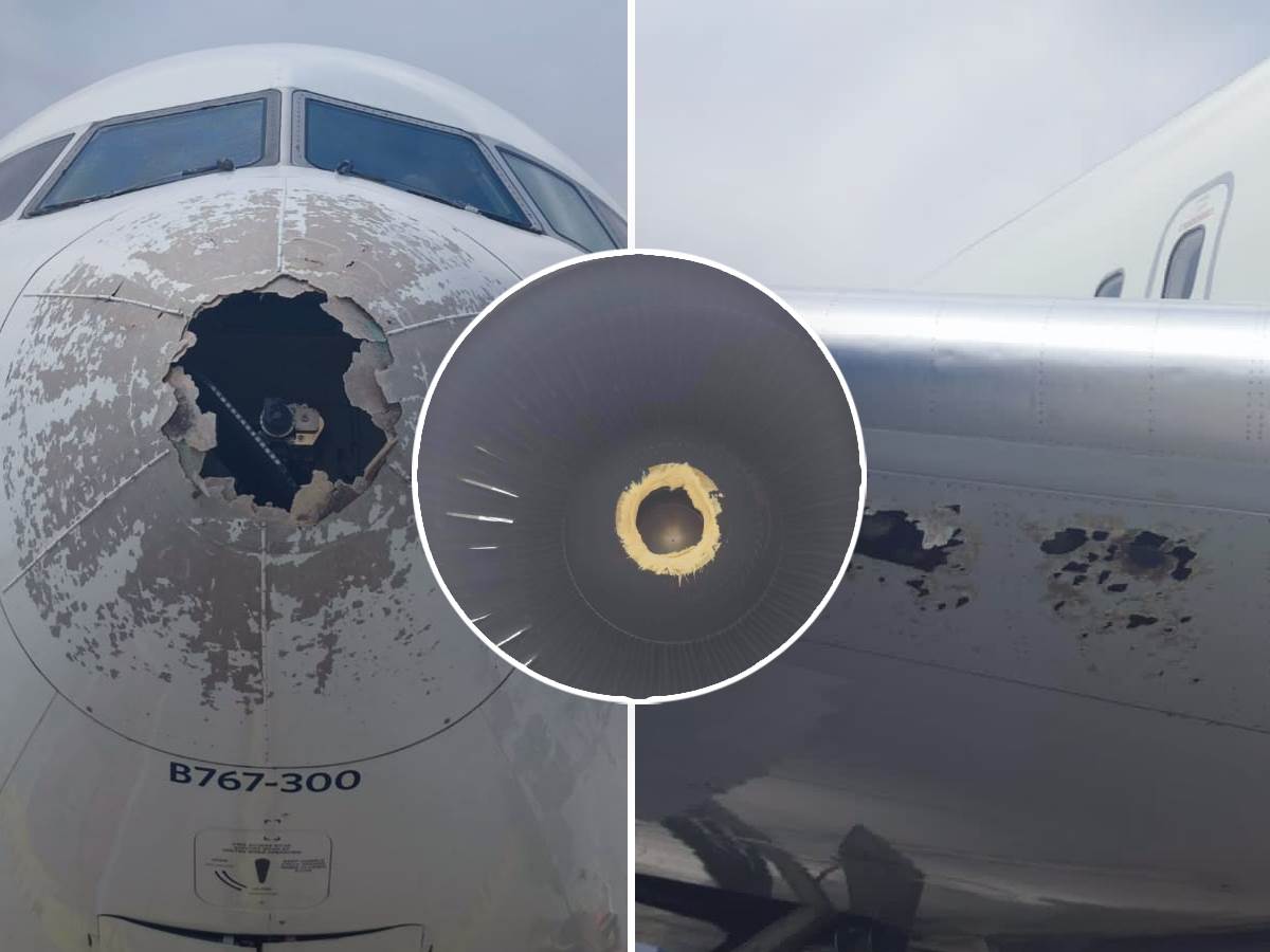  Avion u Italiji vanredno sleteo zbog oštećenja tokom superćelijske oluje 