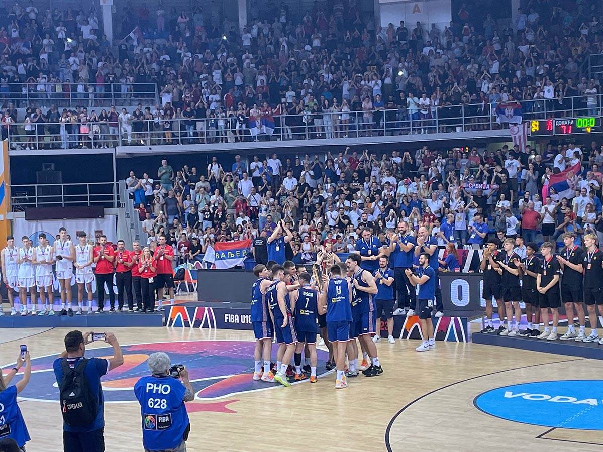  Sastav U18 reprezentacije Srbije šampiona Evrope na Eurobasketu 2023 u Nišu 