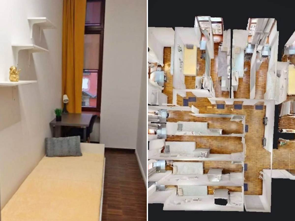  Poljak izdelio stan na 25 soba i izdaje ih za 300 evra mesečno 