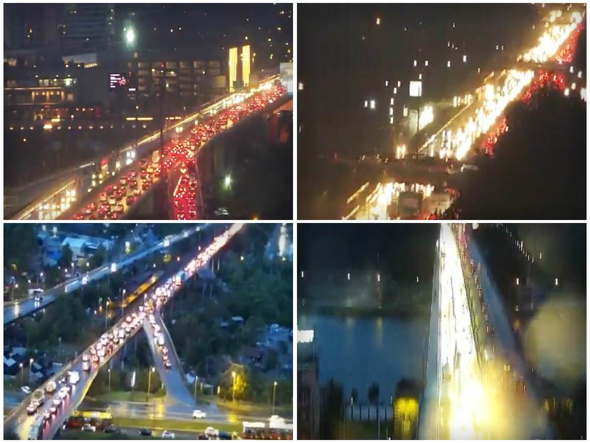  Počelo nevreme u Beogradu, gužve u saobraćaju 