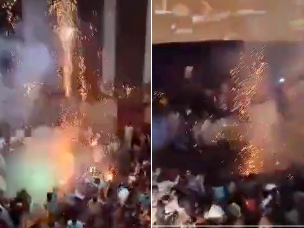  Vatromet u bioskopu u Indiji 