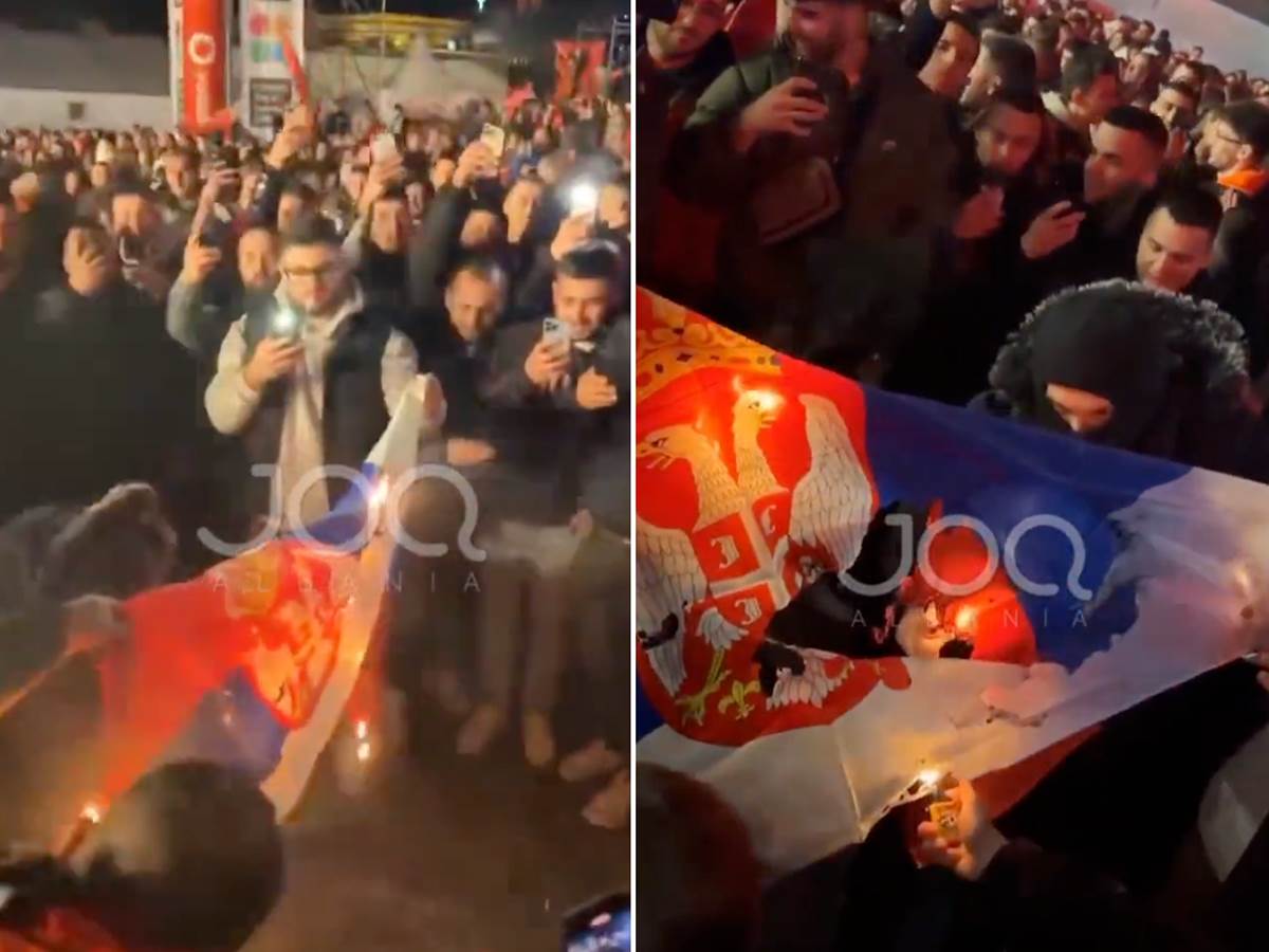  Paljenje srpske zastave 