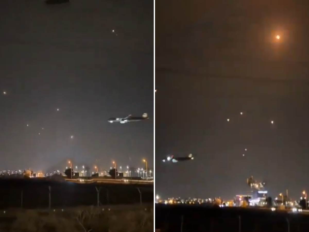  Gvozdena kupola obara rakete Hamasa dok putnički avion sleće 