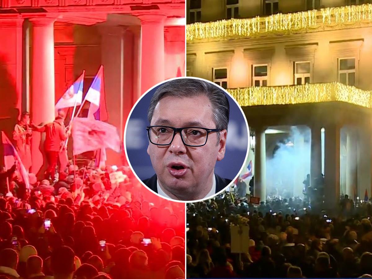  Aleksandar Vučić o protestima ispred Skupštine grada Beograda 