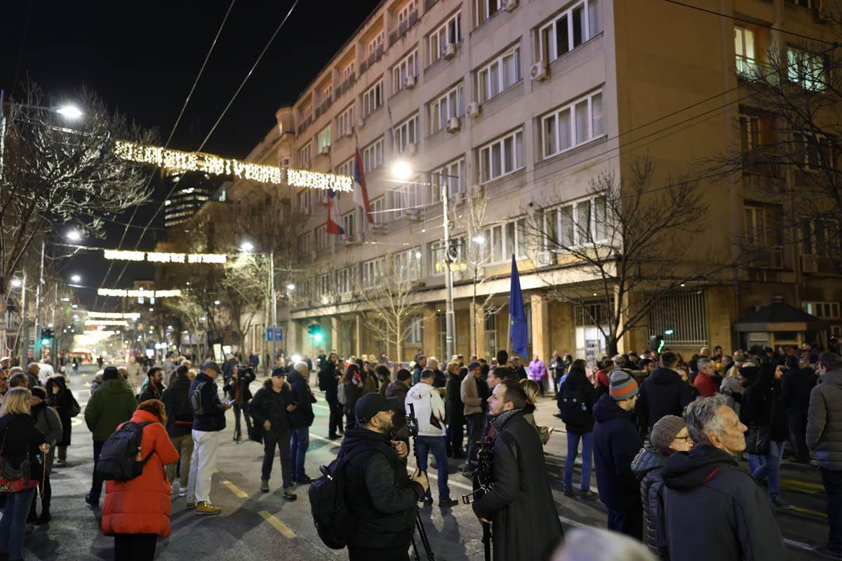  Održan deseti protest opozicije u Beogradu 