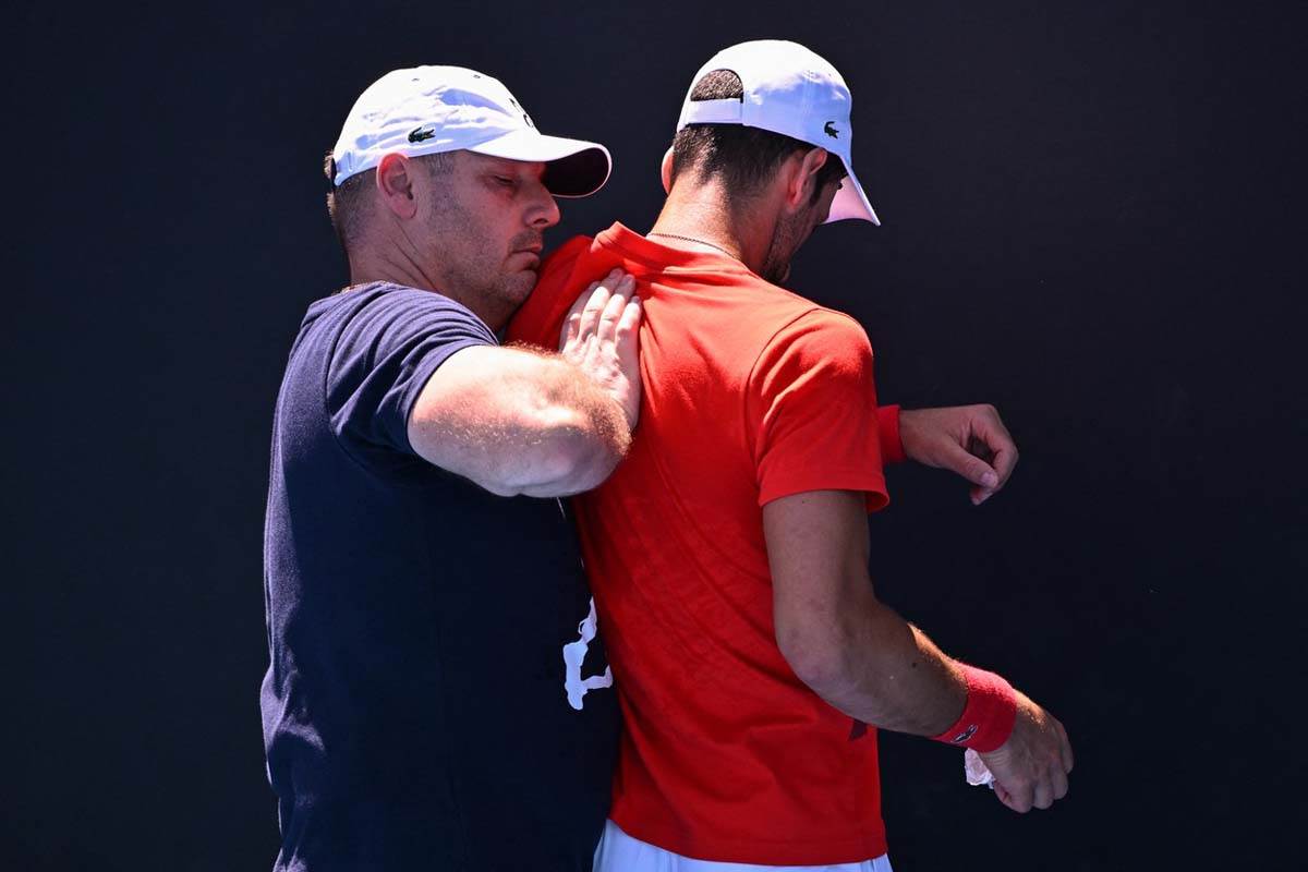  Da li je Novak Đoković povređen na Australijan openu 