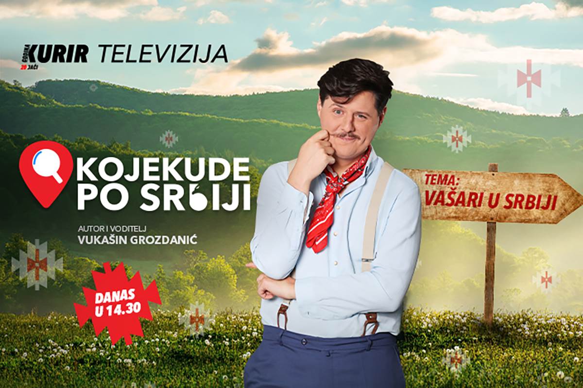  Ne propustite još jednu uzbudljivu epizodu emisije "Kojekude po Srbiji" danas u 14.30 