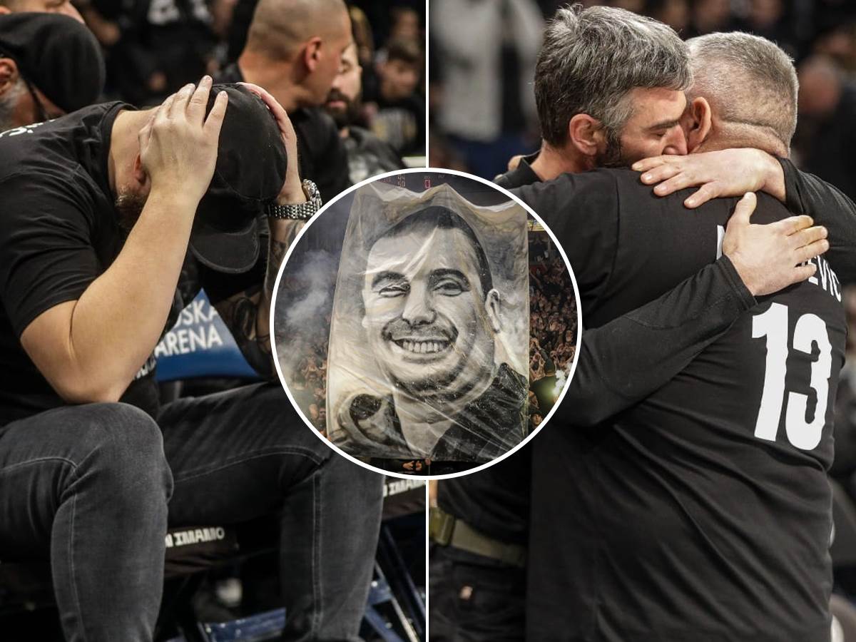  Grobari skandiranje Dejan Milojević minut ćutanja Partizan Mega 