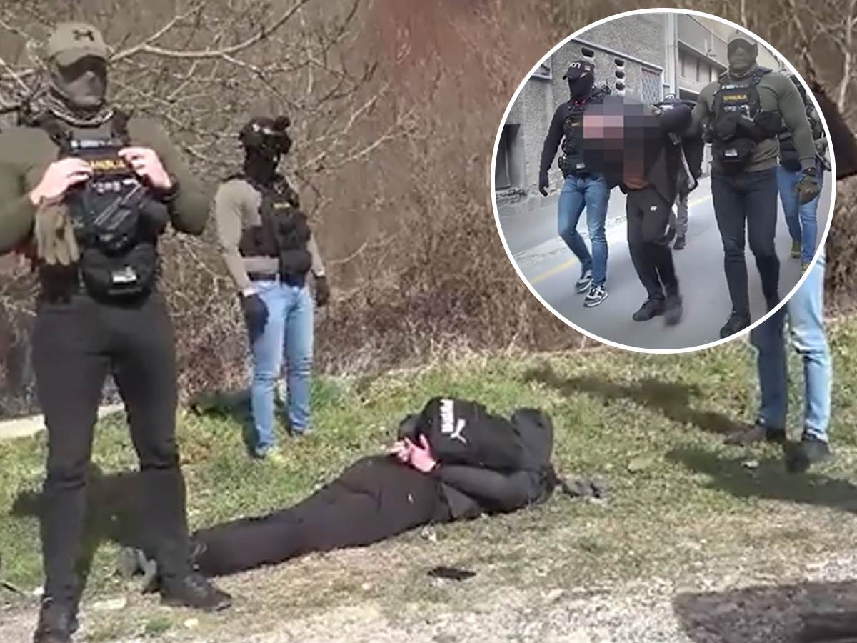  Snimak hapšenja ubice Milana Šuše 