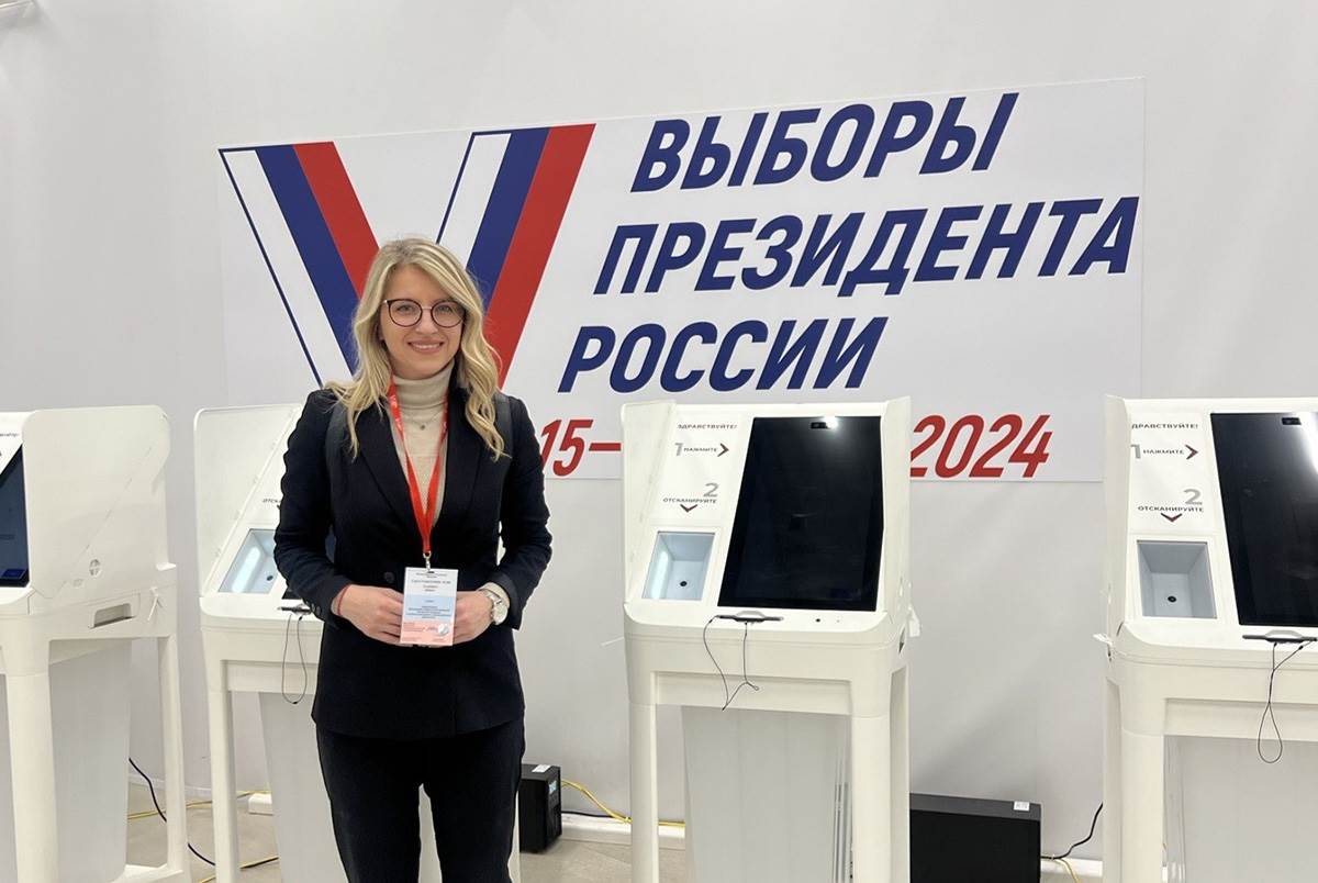  Dijana je posmatrač na predsedničkim izborima u Rusiji 