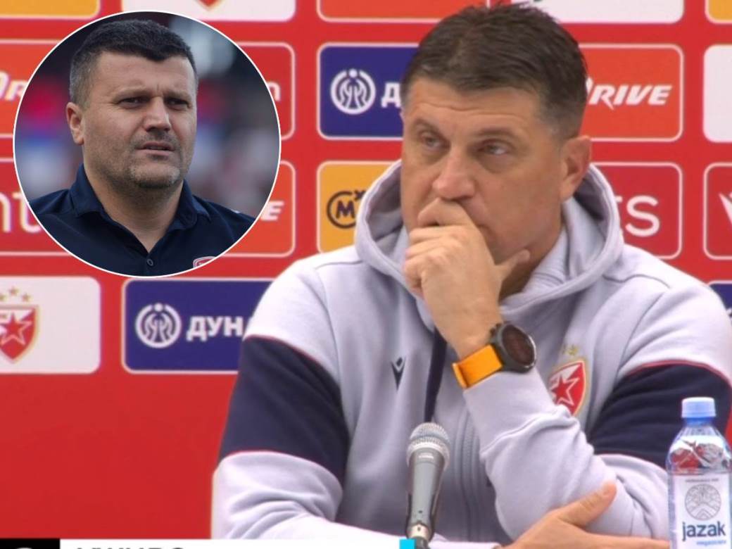  Crvena zvezda pobedila Partizan 2:0 u polufinalu Kupa, konferencjia Vladana Milojevića 
