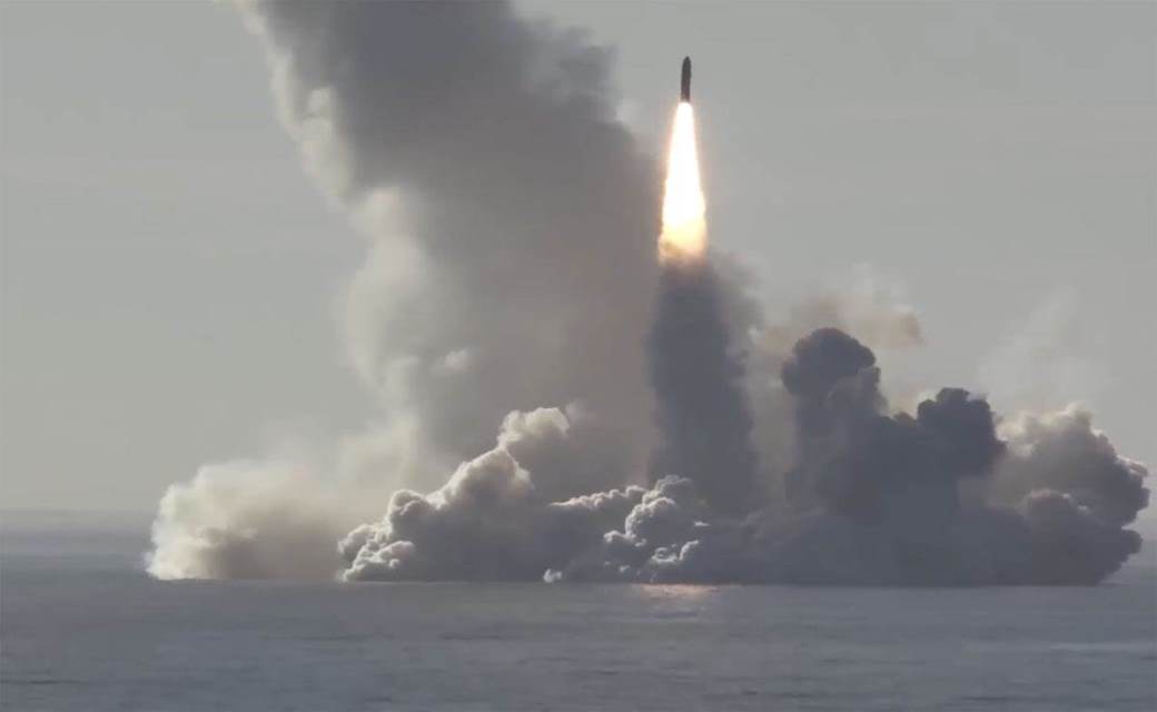  ruska interkontinentalna raketa Bulava 