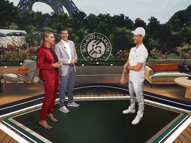  Novak Đoković napravio šou u studiju Eurosporta video snimak 