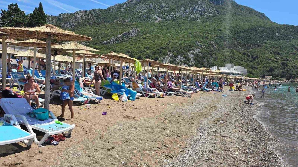  Cene na plažama u Crnoj Gori 2024 