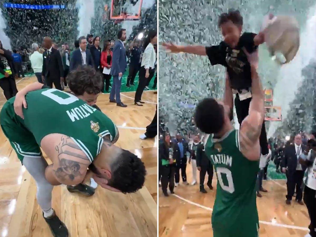  Džejson Tejtum proslavio NBA titulu sa sinom 