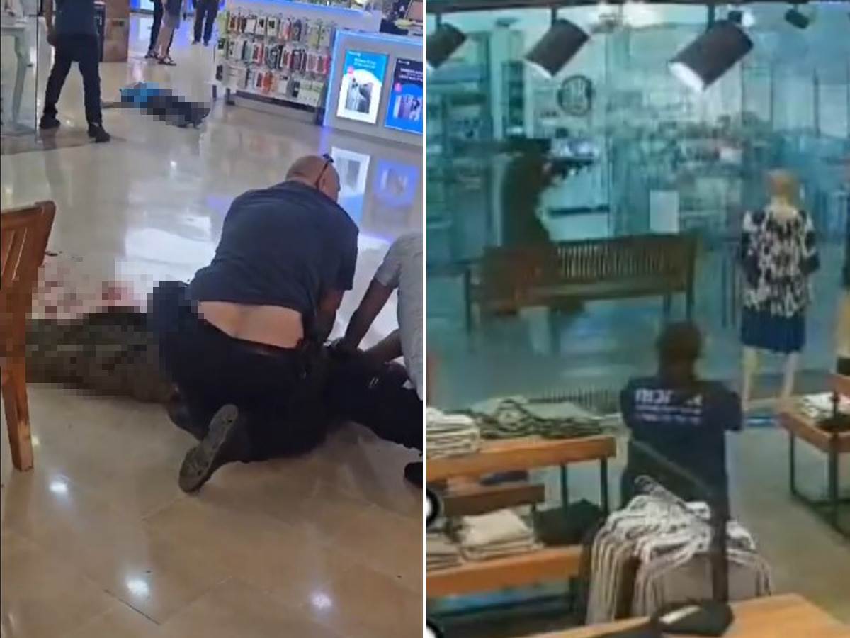  Snimak nakon terorističkog napada u tržnom centru u Izraelu 