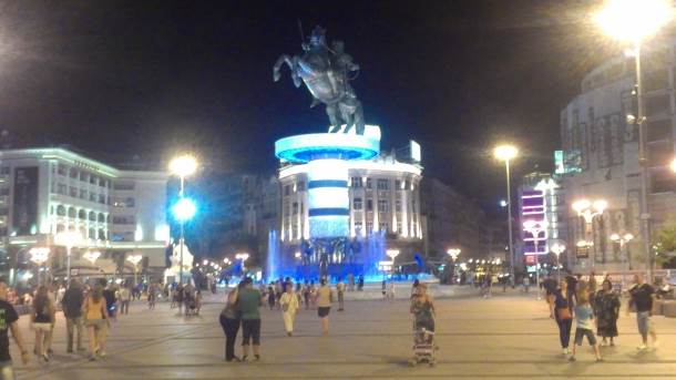  Skoplje - posle protesta mirno 