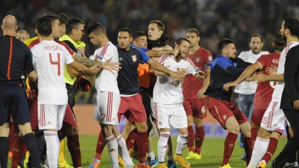  UEFA odlucuje o utakmici Srbija - Albanija 