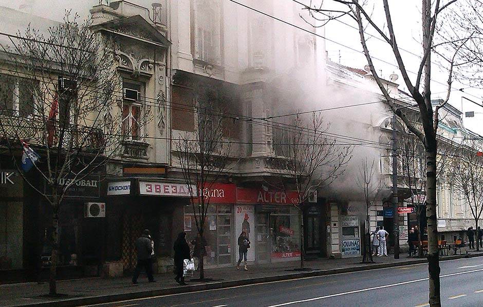  Požar u restoranu Solunac u centru Beograda  