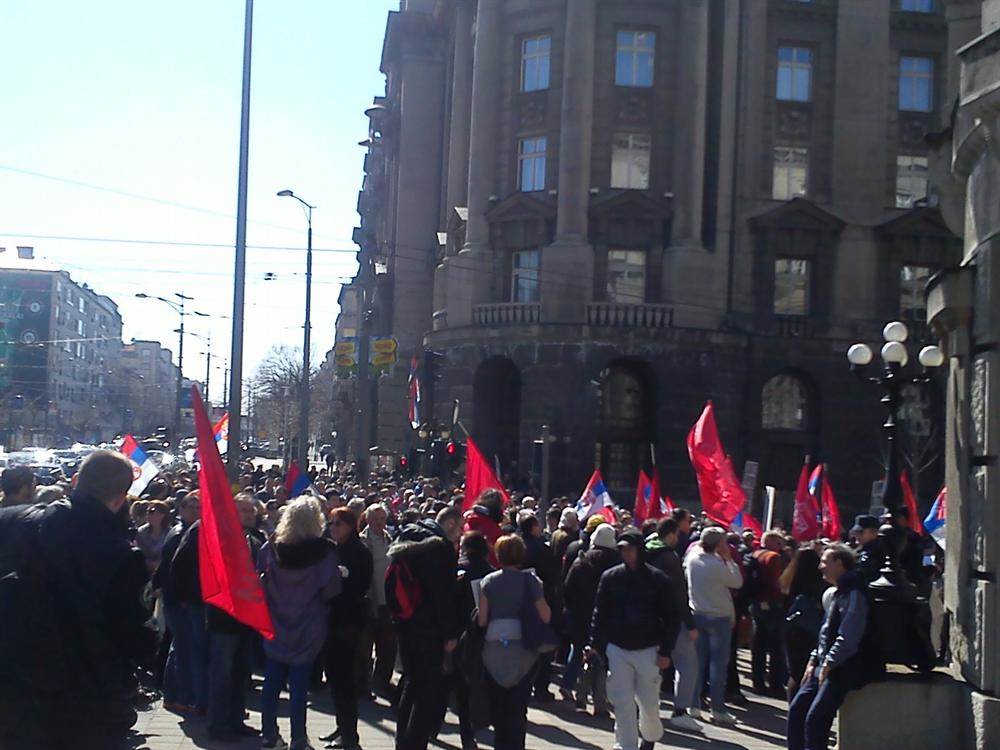  Protest Dveri ispred Vlade Srbije 