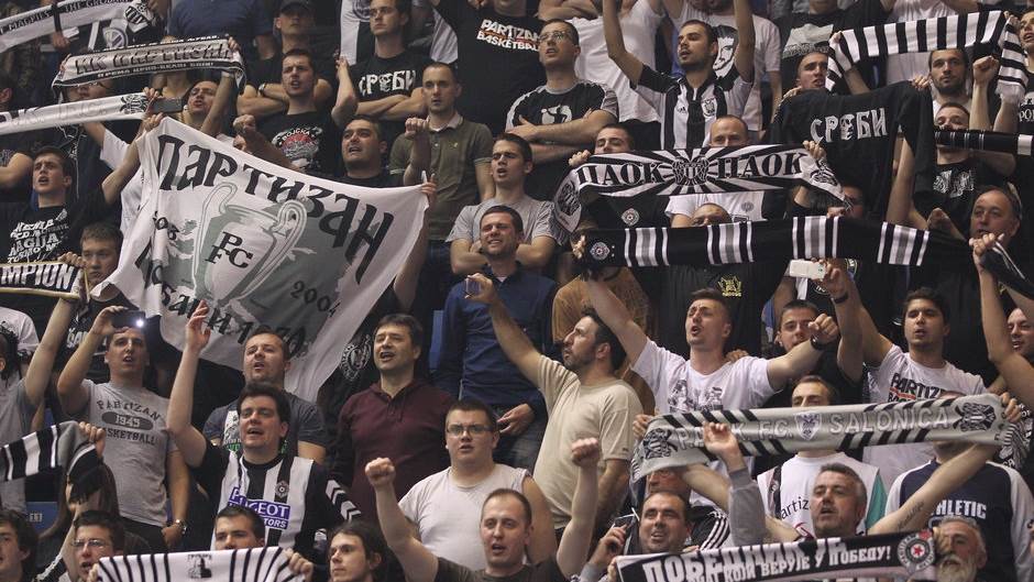  Partizan kažnjen zbog upaljača protiv Mega Leksa 