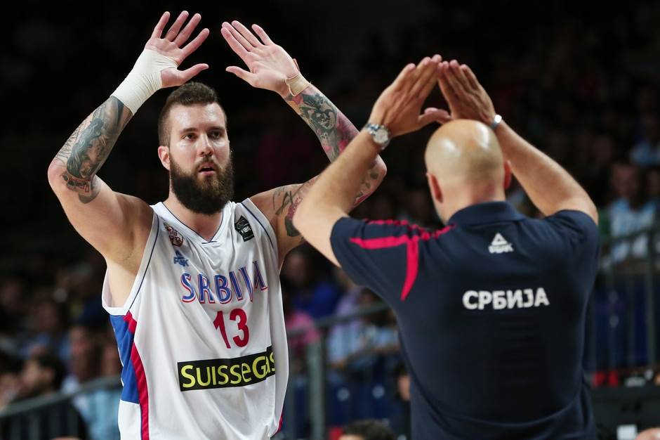  Srbija - Slovenija prijateljska košarkaška utakmica u Banjaluci, prirpeme za Eurobasket 2015 