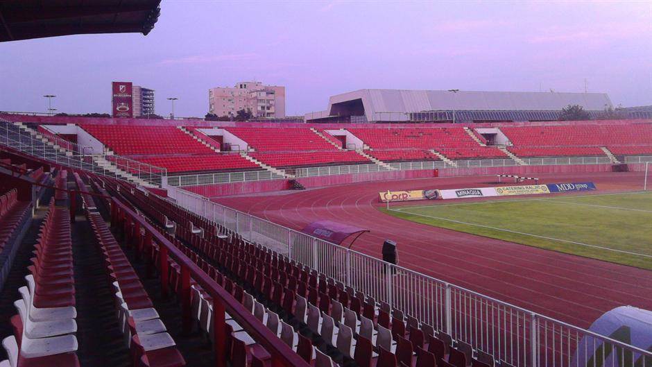  Bačka - Partizan na stadionu Karađorđe u Novom Sadu 