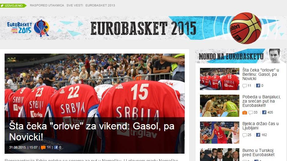  Eurobasket, orlovi, MONDO i vi! 