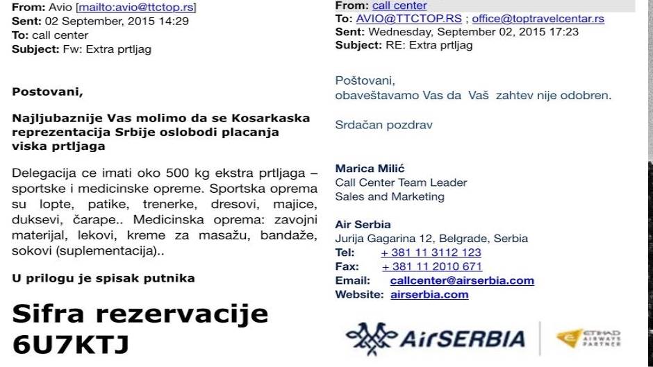  KSS i Air Serbia ponovo u klinču 