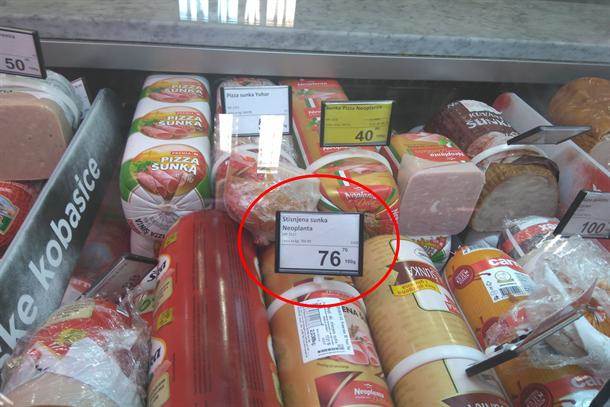  Beograd: Cene delikatesa po gramima, a ne kilogramima 
