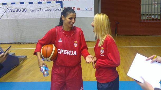  Ženska košarkaška reprezentacija u Beogradu 