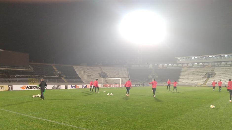  Trening Augzburga u Beogradu, pred utakmicu protiv Partizana 